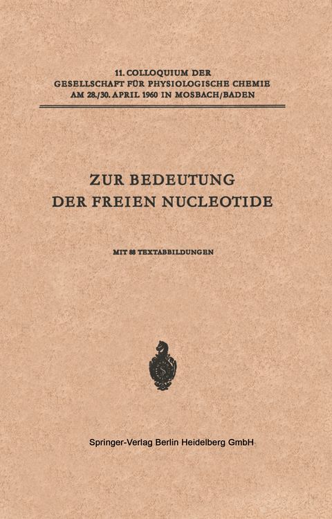 Produktbild: Zur Bedeutung der Freien Nucleotide
