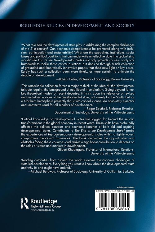 Produktbild: The End of the Developmental State?