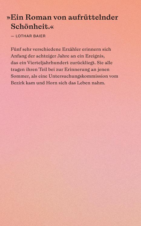 Produktbild: Horns Ende