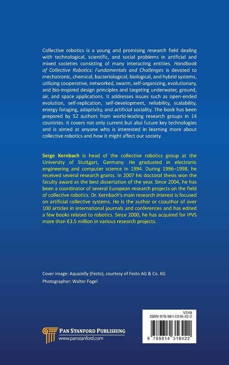 Produktbild: Handbook of Collective Robotics