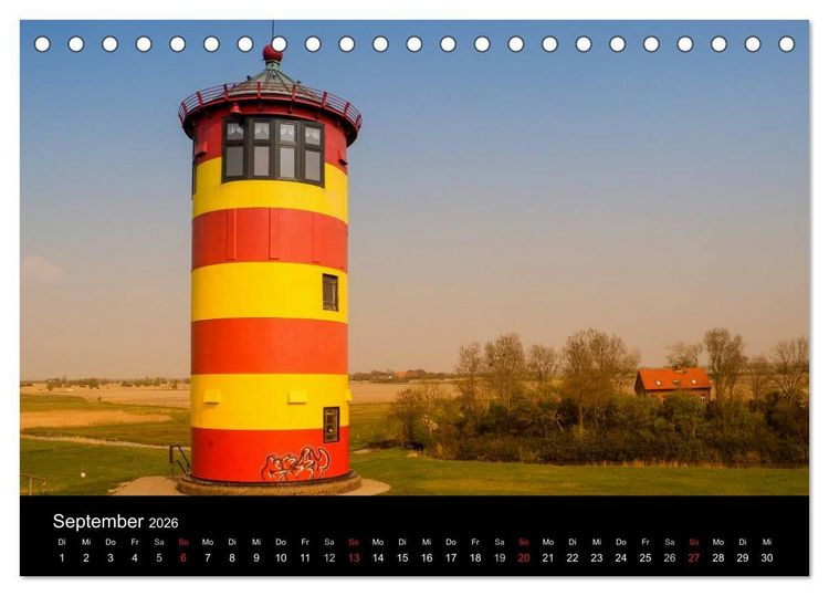 Produktbild: Im Norden - An der Nordsee in Deutschland (Tischkalender 2026 DIN A5 quer), CALVENDO Monatskalender