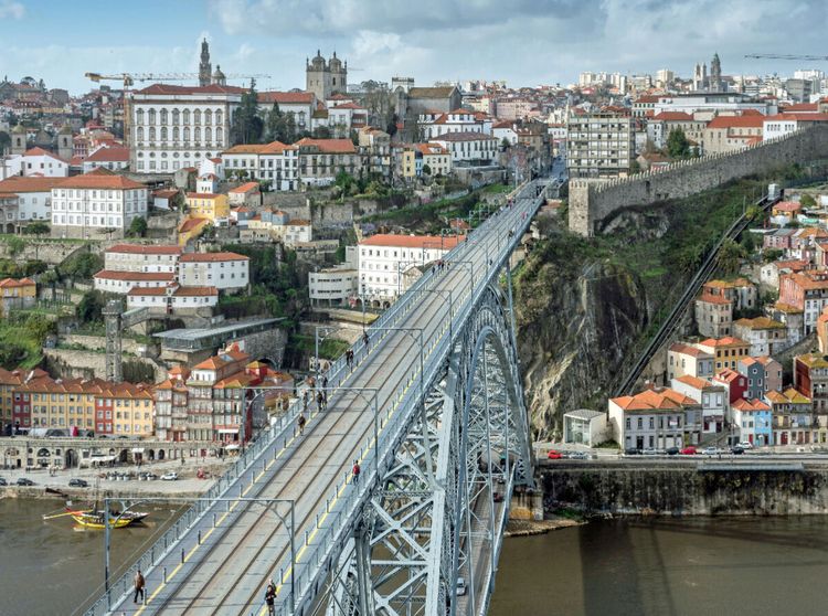 Produktbild: CALVENDO Puzzle Ponte Luis I. in Porto | 2000 Teile Lege-Gr&ouml;&szlig;e 90x67cm Foto-Puzzle f&uuml;r gl&uuml;ckliche Stunden