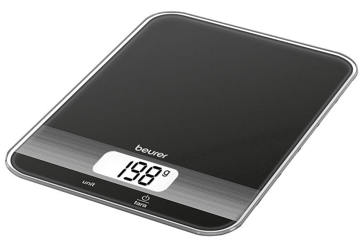 Produktbild: Beurer KS 19 K&uuml;chenwaage digital W&auml;gebereich (max.)=5 kg Schwarz 200 x 145 x 17