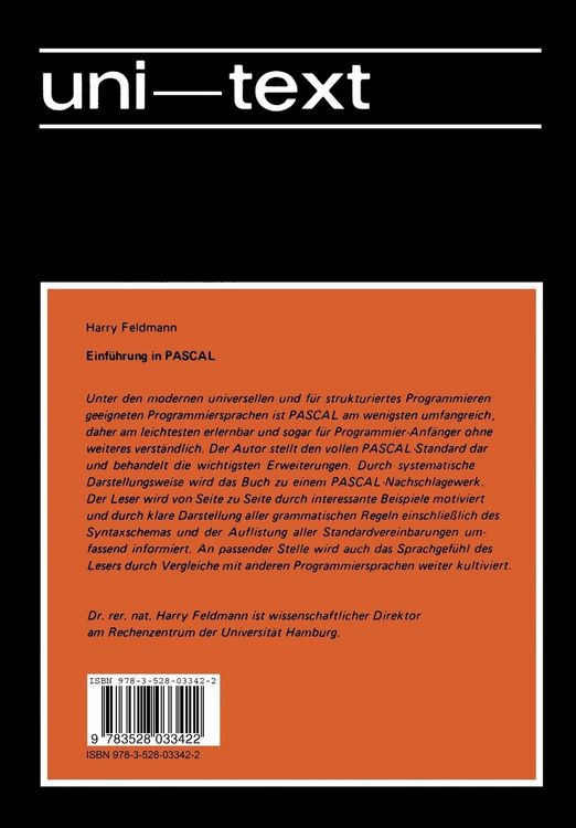 Produktbild: Einf&uuml;hrung in PASCAL
