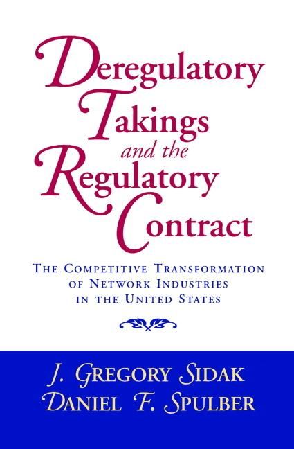 Produktbild: Deregulatory Takings and the Regulatory Contract