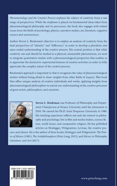 Produktbild: Phenomenology and the Creative Process