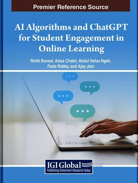 Produktbild: AI Algorithms and ChatGPT for Student Engagement in Online Learning