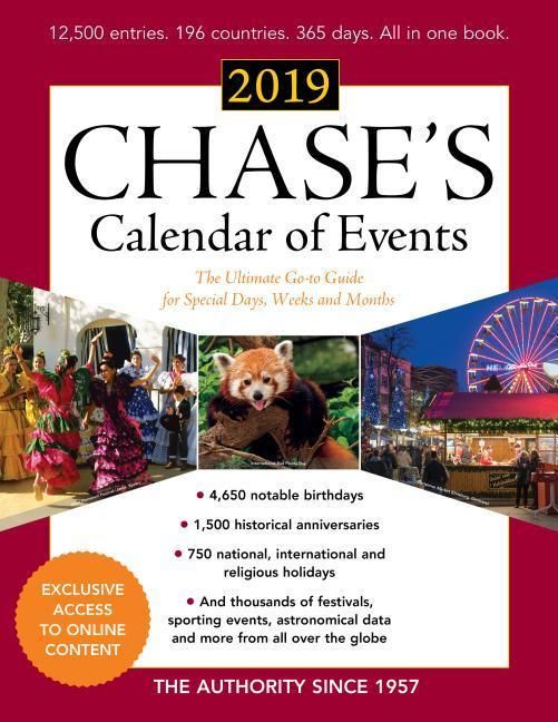 Produktbild: Chases Cal Of Events 2019 62/e