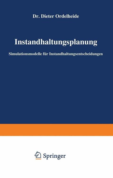 Produktbild: Instandhaltungsplanung