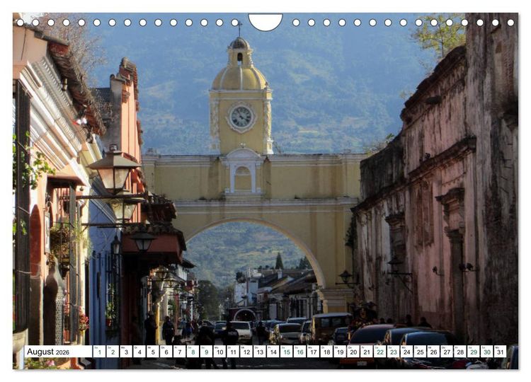 Produktbild: Guatemala - Buntes Herz der Mayas in Zentralamerika (Wandkalender 2026 DIN A4 quer), CALVENDO Monatskalender