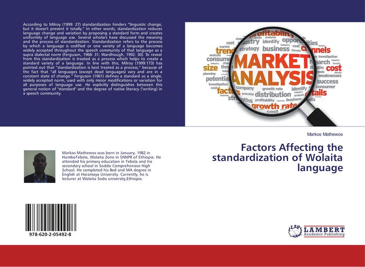 Produktbild: Factors Affecting the standardization of Wolaita language