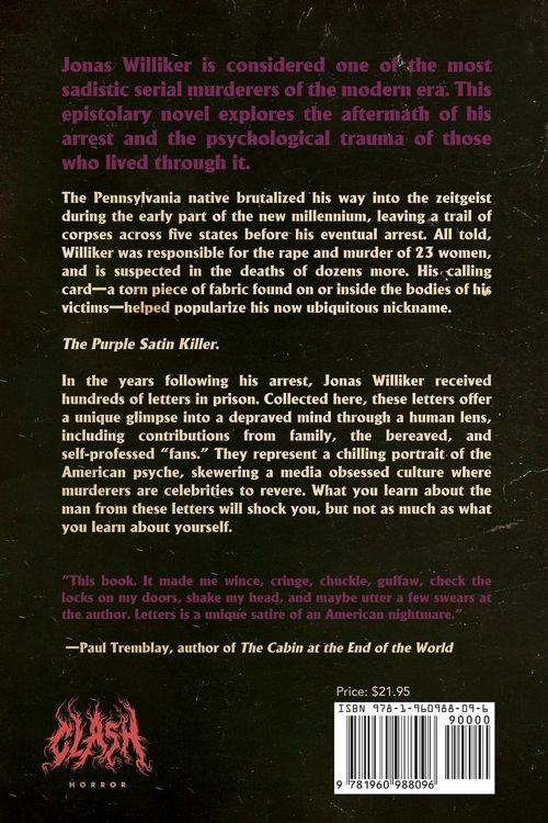 Produktbild: Letters to the Purple Satin Killer