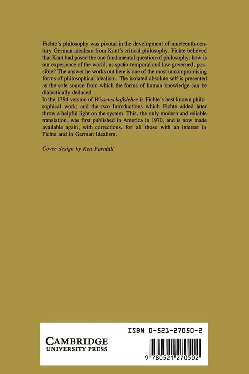 Produktbild: The Science of Knowledge