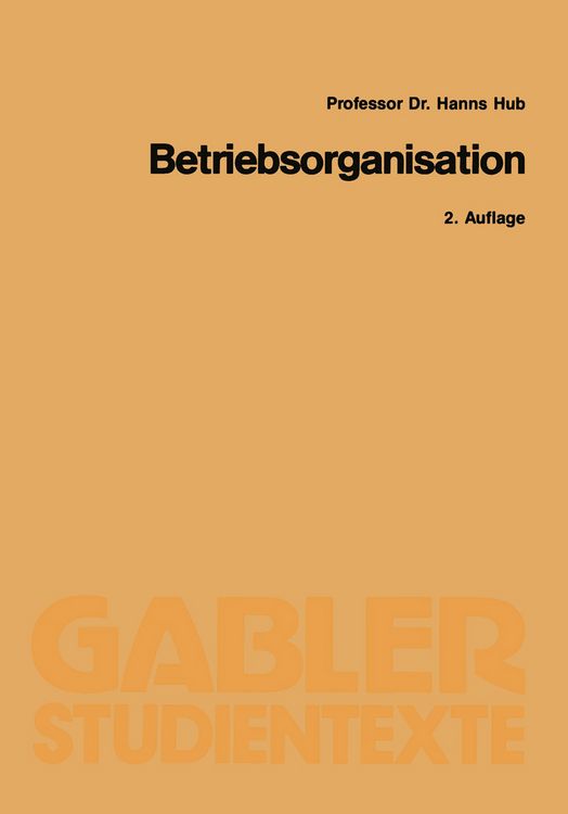 Produktbild: Betriebsorganisation