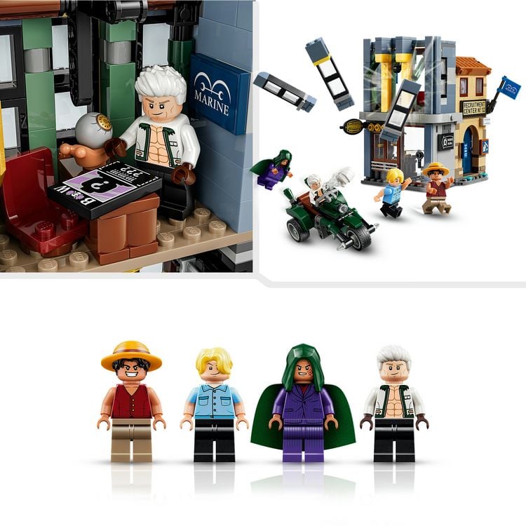 Produktbild: LEGO ONE PIECE 75642 Showdown mit Kapit&auml;n Smoker, Spielzeug ab 9 Jahren