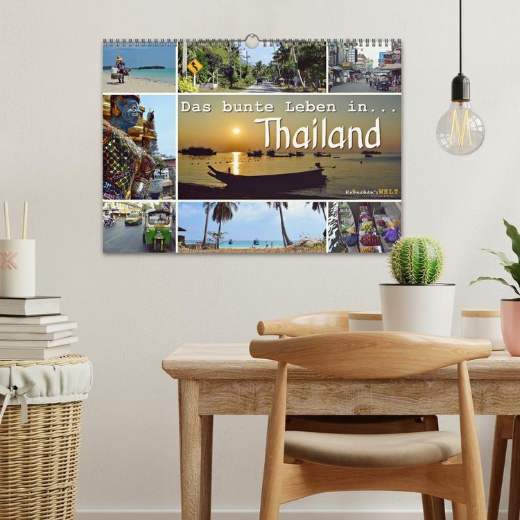 Produktbild: Das bunte Leben in Thailand (Wandkalender 2026 DIN A3 quer), CALVENDO Monatskalender