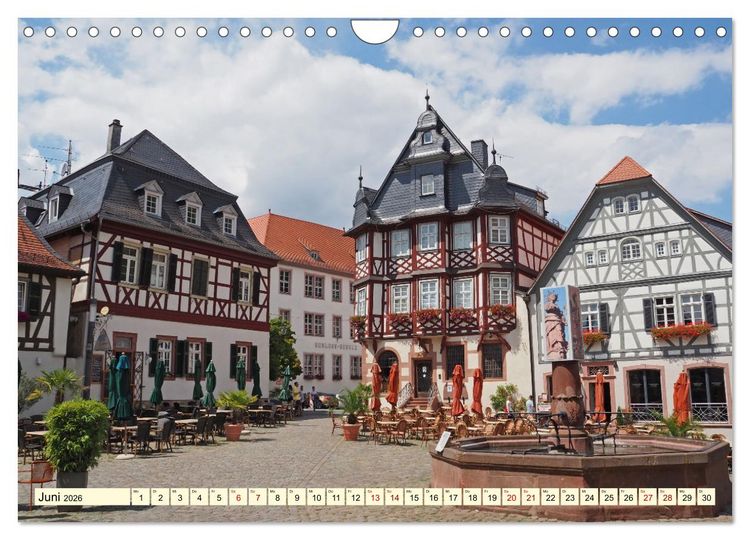 Produktbild: Heppenheim - Weinstadt unter der Starkenburg (Wandkalender 2026 DIN A4 quer), CALVENDO Monatskalender
