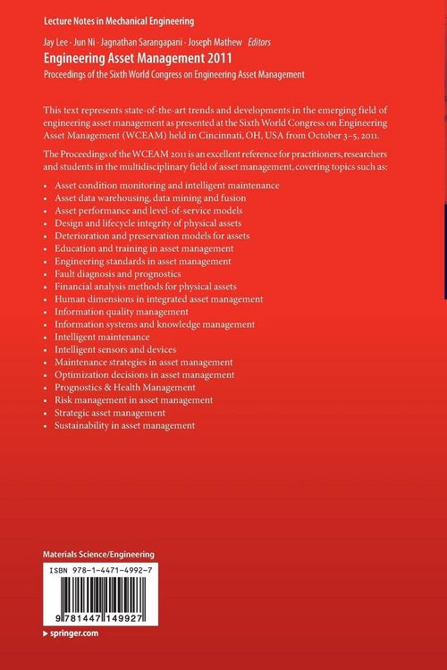 Produktbild: Engineering Asset Management 2011