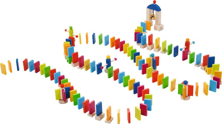Produktbild: goki Domino-Rallye, Bodenspiel