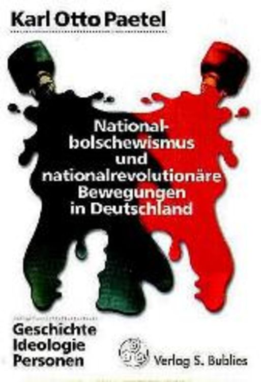 Produktbild: Nationalbolschewismus und nationalrevolution&auml;re Bewegungen in Deutschland