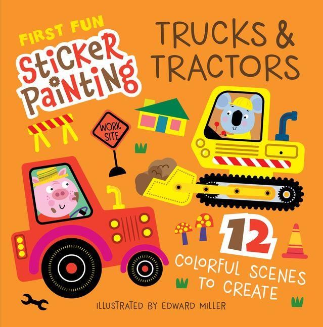 Produktbild: First Fun Sticker Painting: Trucks & Tractors