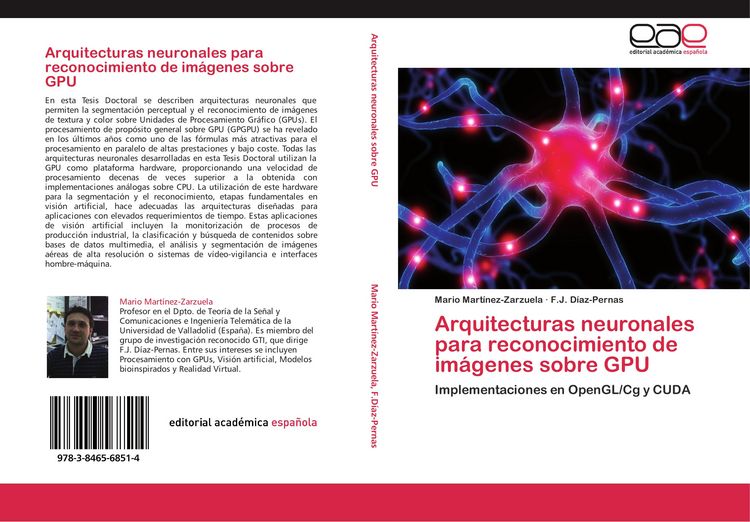 Produktbild: Arquitecturas neuronales para reconocimiento de im&aacute;genes sobre GPU