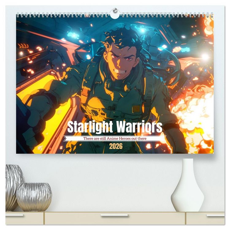Produktbild: Starlight Warriors (High Quality Premium Wall Calendar 2026 DIN A2 landscape),CALVENDO 12 Month Wall Calendar