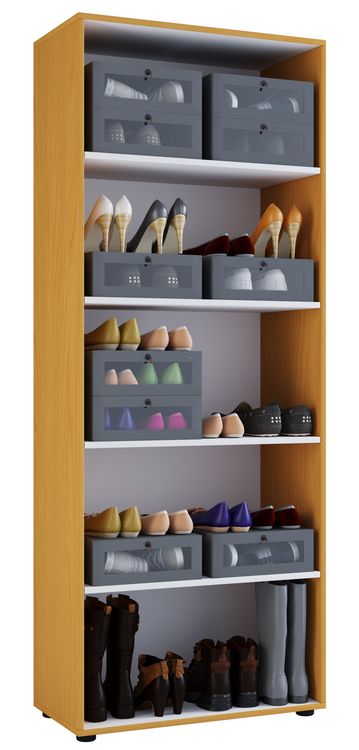 Produktbild: Holz Kleiderschrank Schuhschrank Vandol