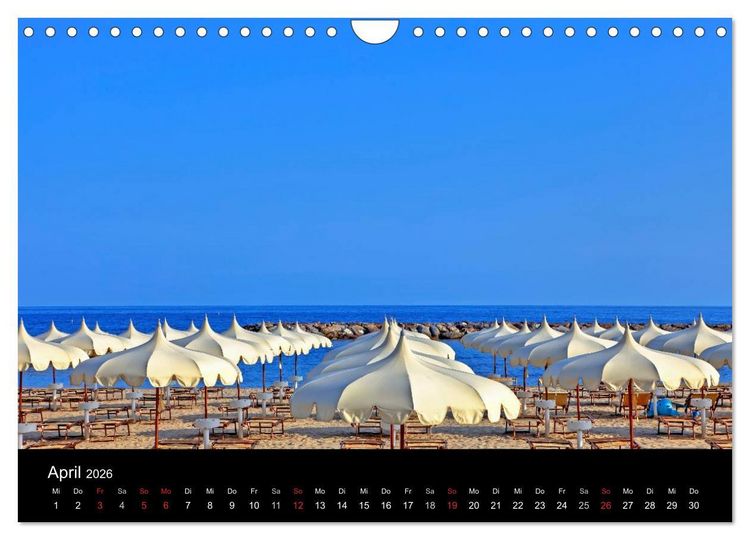 Produktbild: Ligurien - die italienische Riviera (Wandkalender 2026 DIN A4 quer), CALVENDO Monatskalender