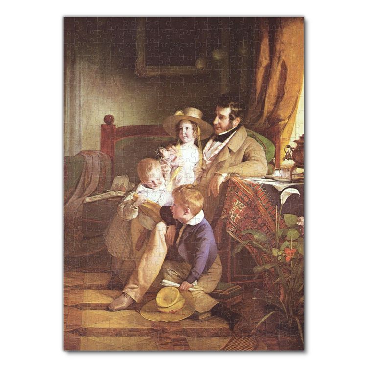 Produktbild: Lais Puzzle Friedrich von Amerling - Portr&auml;t des Rudolf von Arthaber und seiner Kinder 500 Teile