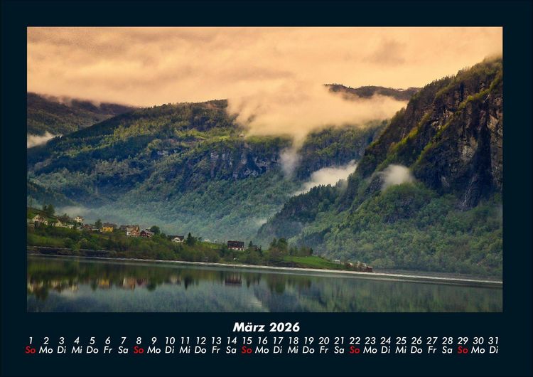 Produktbild: Bergige Welten 2026 Fotokalender DIN A4