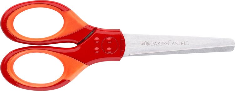 Produktbild: Faber-Castell Schulschere Grip rot