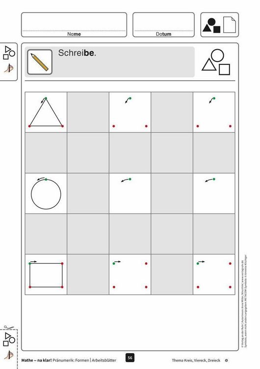 Produktbild: Mathe - na klar! Pr&auml;numerik: Formen