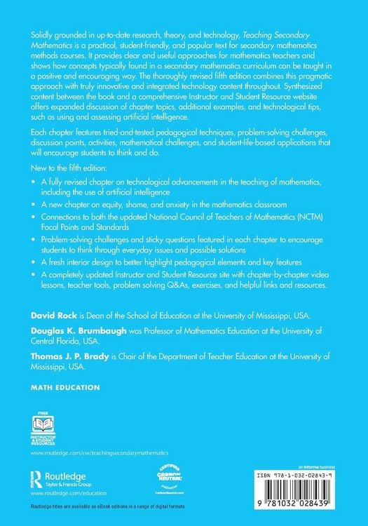 Produktbild: Teaching Secondary Mathematics