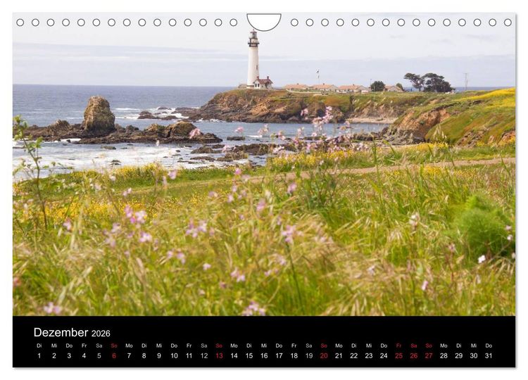 Produktbild: Monterey California (Wandkalender 2026 DIN A4 quer), CALVENDO Monatskalender