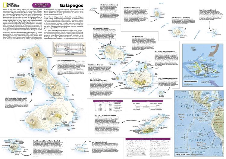 Produktbild: Galapagos Map