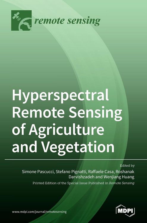 Produktbild: Hyperspectral Remote Sensing of Agriculture and Vegetation