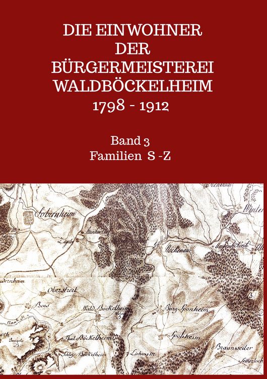 Produktbild: Die Einwohner der B&uuml;rgermeisterei Waldb&ouml;ckelheim 1798 - 1912