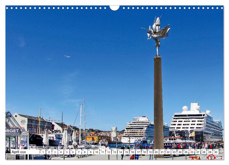 Produktbild: Sommer in Stavanger vom Frankfurter Taxifahrer Petrus Bodenstaff (Wandkalender 2026 DIN A3 quer), CALVENDO Monatskalender