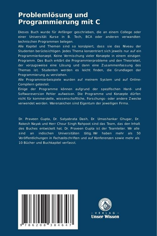 Produktbild: Probleml&ouml;sung und Programmierung mit C