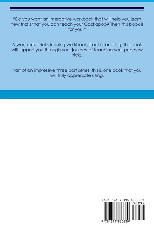 Produktbild: Cockapoo Tricks Training Cockapoo Tricks & Games Training Tracker & Workbook. Includes