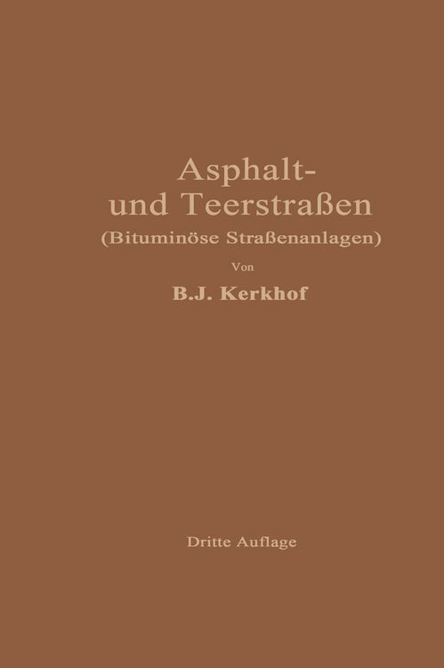 Produktbild: Asphaltstra&szlig;en und Teerstra&szlig;en