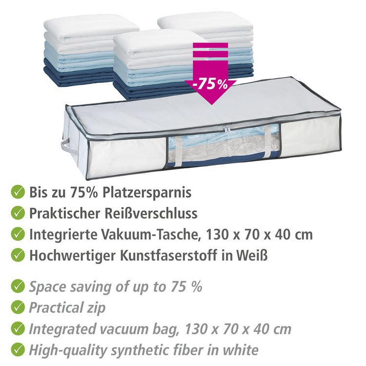 Produktbild: Vakuum Soft Unterbett-Box, bis zu 75 % Platzersparnis