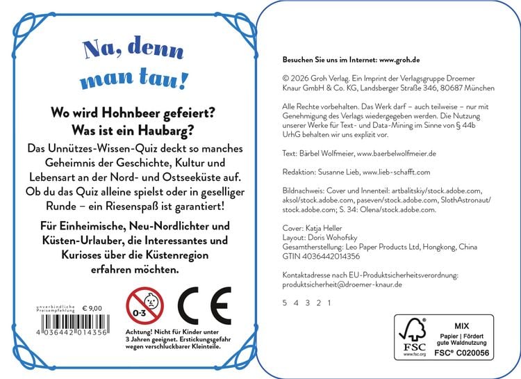 Produktbild: Wer h&auml;tte das gedacht?! Das Unn&uuml;tzes-Wissen-Quiz K&uuml;ste und Inseln