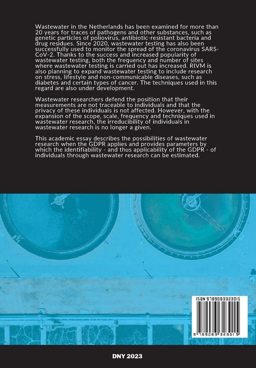 Produktbild: Wastewater surveillance of coronavirus SARS-CoV-2 and the GDPR