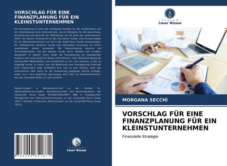 Produktbild: Vorschlag f&uuml;r eine Finanzplanung f&uuml;r ein Kleinstunternehmen