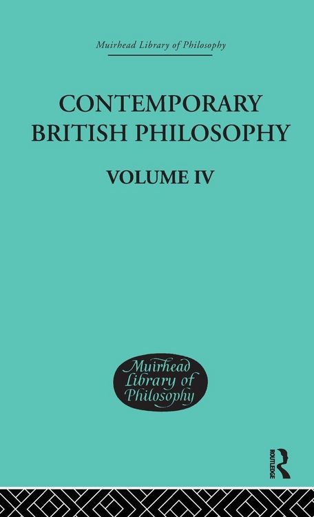 Produktbild: Contemporary British Philosophy