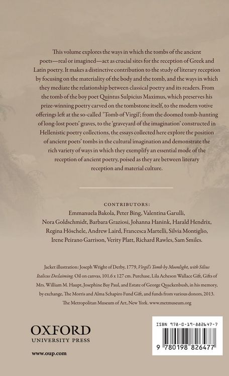 Produktbild: Tombs of the Ancient Poets