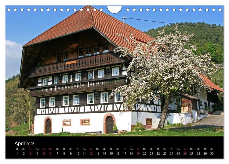 Produktbild: Die Ortenau (Wandkalender 2026 DIN A4 quer), CALVENDO Monatskalender