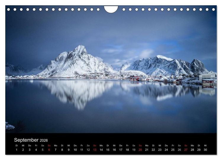 Produktbild: Lofoten Impressionen von Armin Fuchs (Wandkalender 2026 DIN A4 quer), CALVENDO Monatskalender